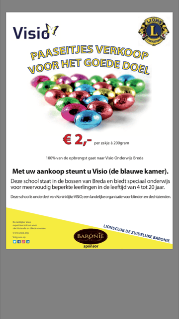 Sponsoring goede doelen